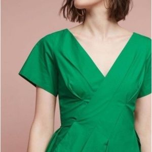 Anthropologie Maeve Poplin Dress